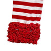 AnnLoren Baby Toddler Big Girls Boutique Red Ruffle Butt Leggings