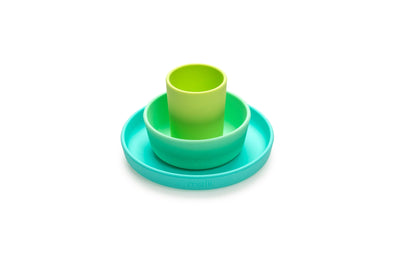 3 Piece Silicone Meal Set - Lil FashionAva 