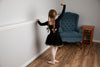 Black Tutu For Girls With Pom Poms and Bow Hair Tie | 2Pcs Set
