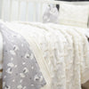 Elephant Over the Clouds 6pc Baby Crib Bedding Set, Cream