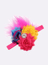 Chiffon Feather Flower Headband