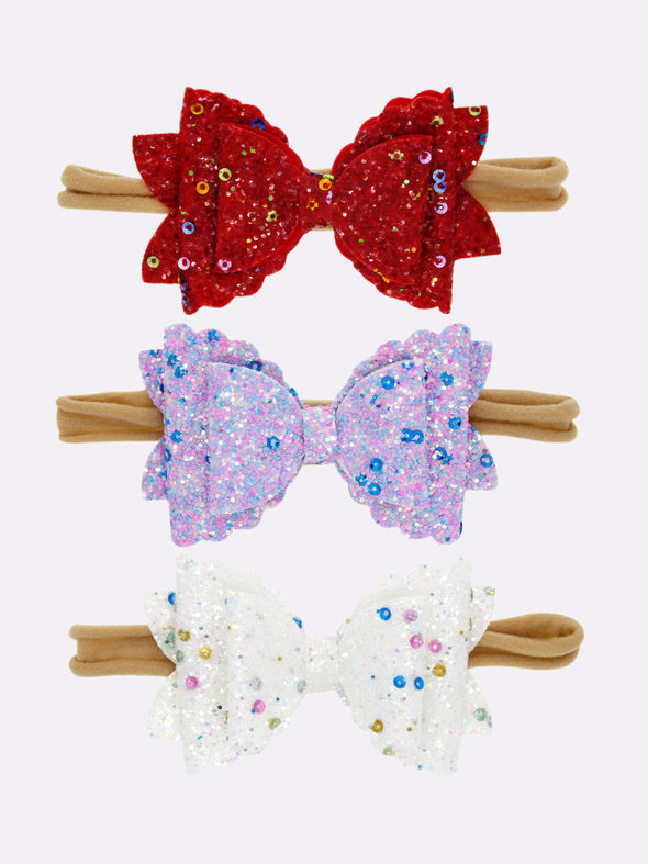 Sequin Bow Headband