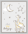 Nipperland® 4-Piece Giraffe the Dreamer Crib Bedding Set in Light Grey