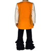 AL Limited Girls Halloween Thanksgiving Orange Pumpkin Top & Black Ruffle Pants Outfit