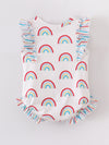 Rainbows & Stripe Ruffles Romper