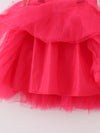 Watermelon Stripe Ruffle Tutu Dress