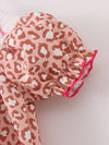 MAMA'S GIRL Leopard Smocked Baby Onesie