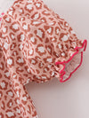MAMA'S GIRL Leopard Smocked Girl Dress