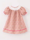 MAMA'S GIRL Leopard Smocked Girl Dress