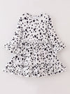 Animal Print Ruffle Girl Twirl Dress