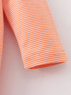 Orange Pumpkin Baby Onesie