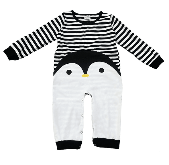 AL Limited Baby Boys Girls Penguin Fall Winter Cotton Unisex Romper - Lil FashionAva 