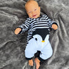 AL Limited Baby Boys Girls Penguin Fall Winter Cotton Unisex Romper - Lil FashionAva 
