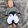 AL Limited Baby Boys Girls Penguin Fall Winter Cotton Unisex Romper - Lil FashionAva 