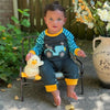 AL Limited Baby Boys Tractor Truck Fall Winter Cotton Romper - Lil FashionAva 