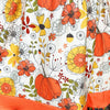 AL Limited Girls Autumn Pumpkin Floral Cotton Knit Fall Long Sleeve Dress - Lil FashionAva 