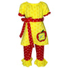 AL Limited Girls Back to School Apple Yellow 2 piece Set Outfit - Lil FashionAva 