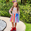 AL Limited Girls Boutique Ombre Rainbow Mesh Tulle Party Dress - Lil FashionAva 