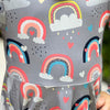 AL Limited Girls Long Sleeve Boutique Trendy Rainbow Swing Party Dress - Lil FashionAva 