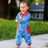 AnnLoren Automobile Cars Trucks Long Sleeve Baby/Toddler Boys Romper Toddler - Lil FashionAva 