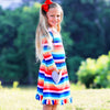 AnnLoren Baby Big Girls Boutique Fall Rainbow Hearts Cotton Winter Dress - Lil FashionAva 