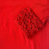 AnnLoren Baby Big Girls Boutique Long Sleeve Red Ruffle Layering T-shirt - Lil FashionAva 