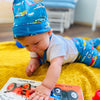 AnnLoren Baby Boys Layette Cars Trucks Onesie Pants Cap 3pc Gift Set Clothing - Lil FashionAva 