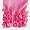 AnnLoren Baby Girls Big Girls Boutique Dark Pink Ruffle Butt Leggings Set - Lil FashionAva 