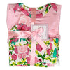 AnnLoren Baby Girls Layette Pink Floral Onesie Pants Headband 3pc Gift Set Clothing - Lil FashionAva 