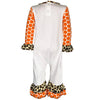 AnnLoren Baby Girls Orange pumpkin Autumn Holiday Cotton Romper - Lil FashionAva 