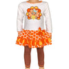 AnnLoren Big Little Girls Autumn Turkey Tunic & Leggings Holiday Thanksgiving Clothes - Lil FashionAva 