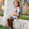 AnnLoren Big Little Girls Boutique Fall Forest Fox and Friends Dress & Leggings - Lil FashionAva 