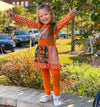 AnnLoren Big Little Girls Fall Foxy Floral Forest Friends Dress & Leggings - Lil FashionAva 