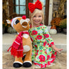 AnnLoren Girls Boutique Holiday Christmas Floral Cotton Winter Dress - Lil FashionAva 