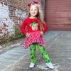 AnnLoren Girls Christmas Reindeer Tunic and Holiday Legging Set - Lil FashionAva 