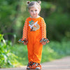 AnnLoren Girls Fall Fox Baby Toddler Romper Autumn Orange Jumpsuit - Lil FashionAva 