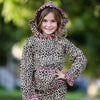 AnnLoren Girls Leopard Ruffle Hoodie 2 Pc Fashion Track Suit - Lil FashionAva 