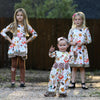 AnnLoren Girls Long Sleeve Forest Animal Friends Baby Toddler Romper - Lil FashionAva 