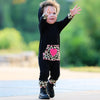 AnnLoren Girls Long Sleeve Leopard Heart Baby Toddler Romper Hoodie One Piece - Lil FashionAva 