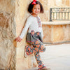 AnnLoren Girls Vintage Floral Polka Dots Tunic & Ruffle Pant Clothing Set - Lil FashionAva 