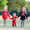 AnnLoren Girls Winter Leopard Heart Holiday Dress Tunic & Leggings Set Outfit - Lil FashionAva 