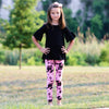AnnLoren Little & Big Girls 3/4 Angel Sleeve Black Cotton Knit Ruffle Shirt - Lil FashionAva 