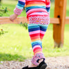 AnnLoren Little & Big Girls Boutique Rainbow Ruffle Butt Leggings - Lil FashionAva 
