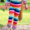 AnnLoren Little & Big Girls Boutique Rainbow Ruffle Butt Leggings - Lil FashionAva 