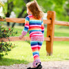 AnnLoren Little & Big Girls Boutique Rainbow Ruffle Butt Leggings - Lil FashionAva 