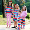 AnnLoren Little & Big Girls Boutique Rainbow Ruffle Butt Leggings - Lil FashionAva 