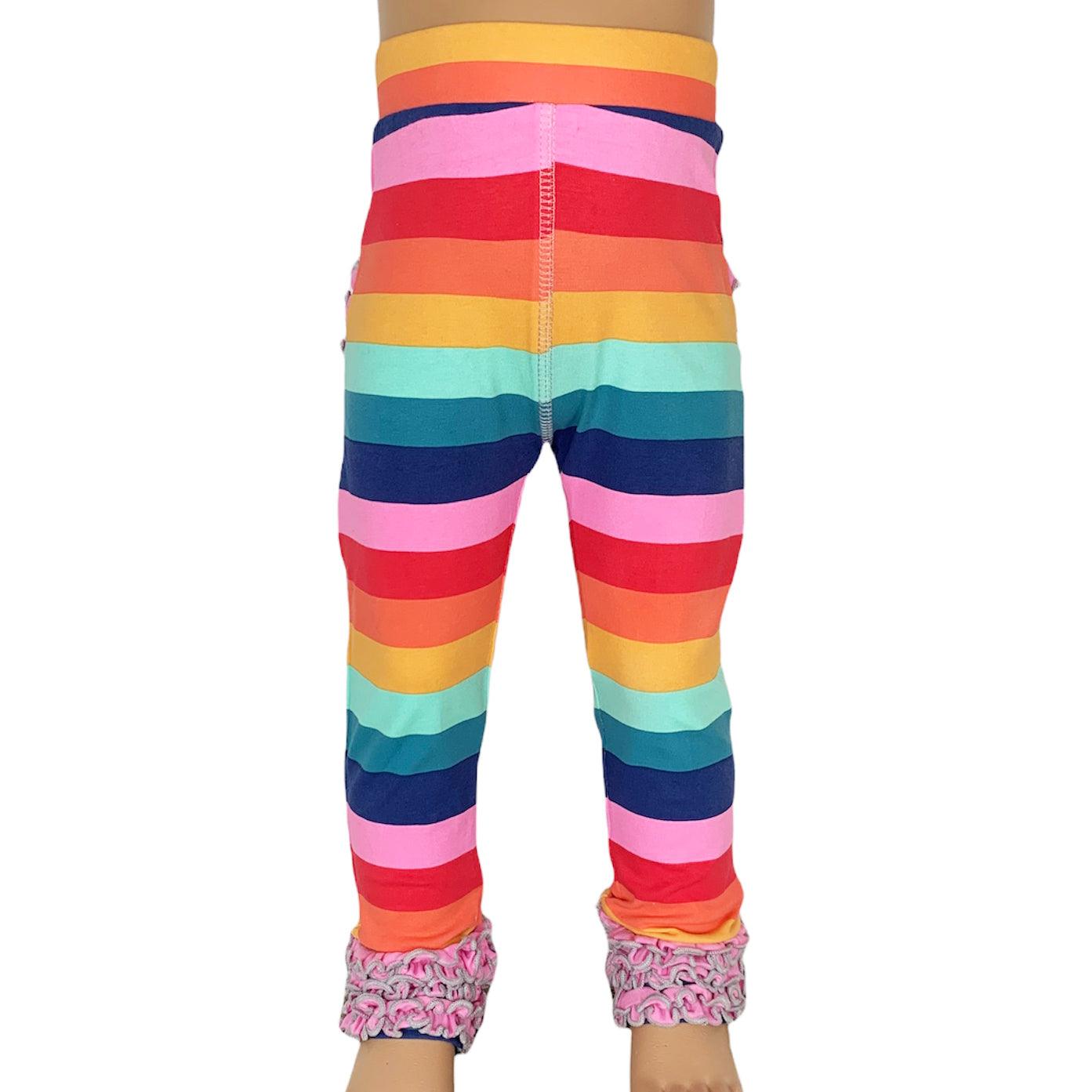 Baby girl rainbow leggings discount