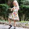 AnnLoren Little & Big Girls Long Sleeve Boutique Forest Friends Fall Dress - Lil FashionAva 