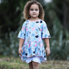AnnLoren Little & Big Girls Seashell  3/4 Angel Sleeve Cotton Knit Shirt - Lil FashionAva 