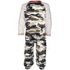 Baby Boys Holiday Reindeer Santa Christmas Camouflage Romper- AL Limited - Lil FashionAva 